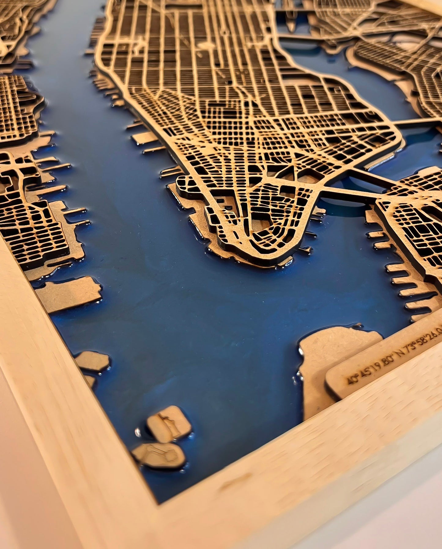 Mapa de New York | 30x40 cm