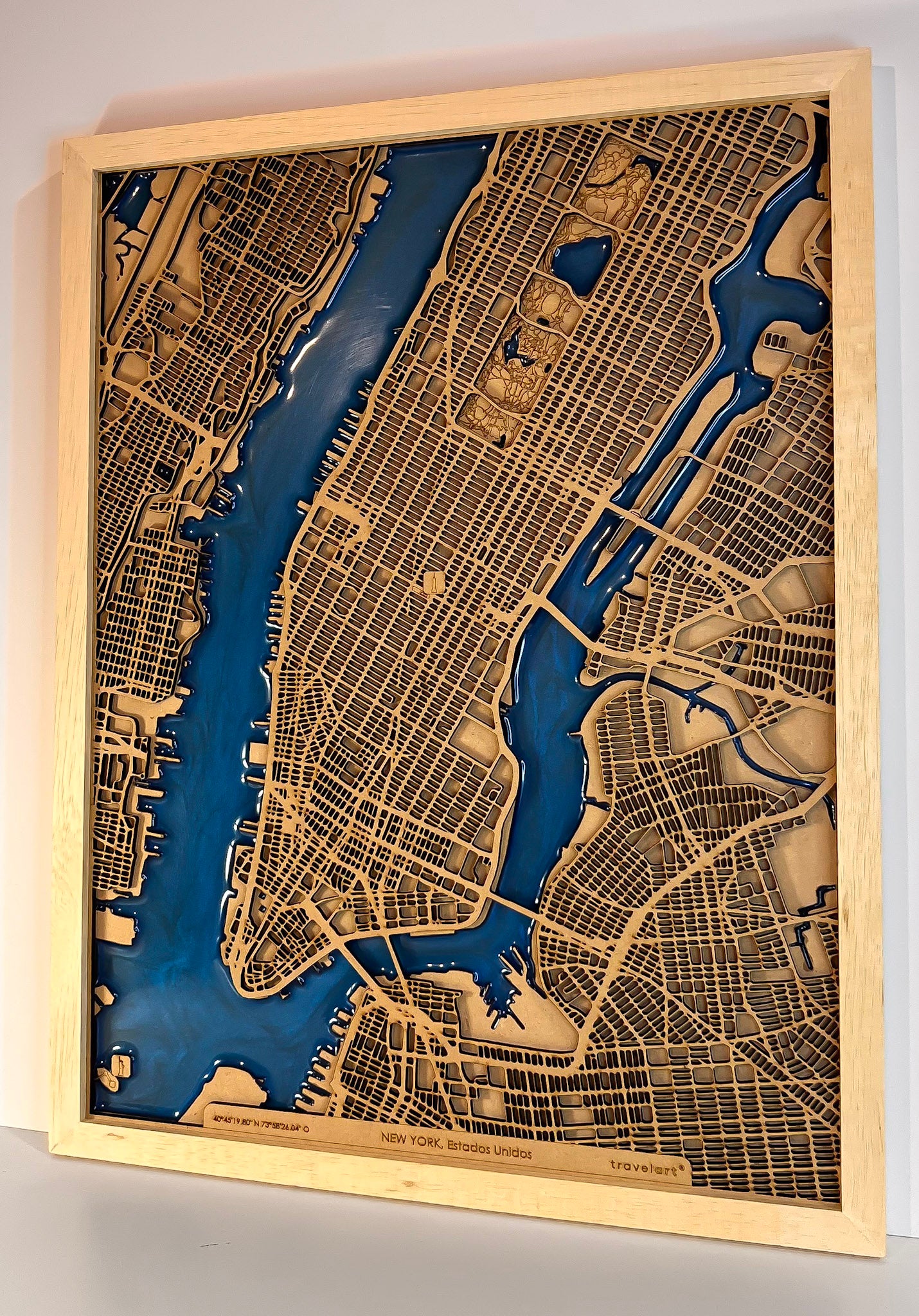 Mapa de New York | 30x40 cm