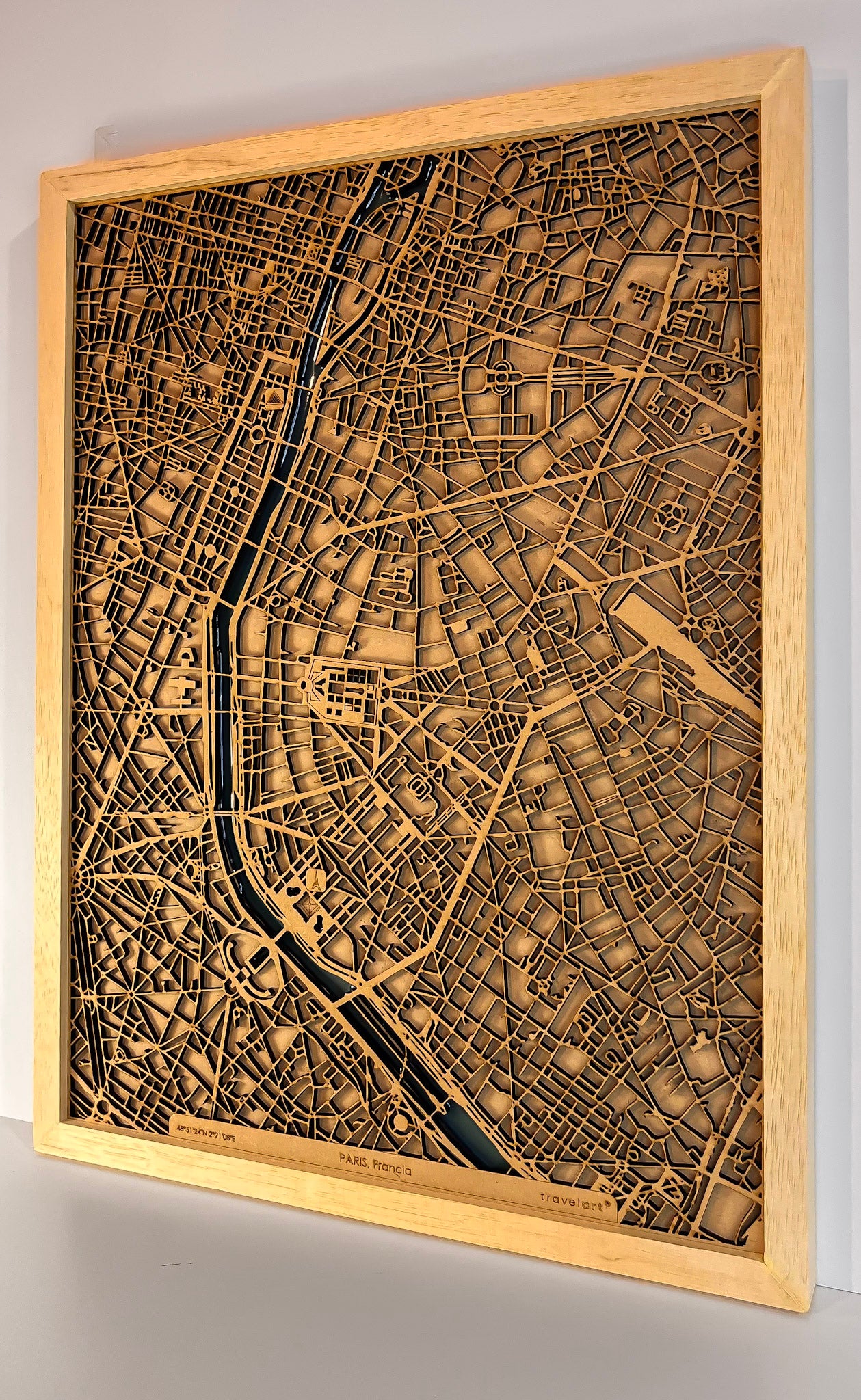Mapa de Paris | 30x40cm