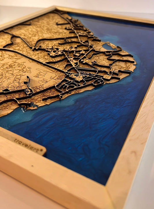 Mapa de Punta Cana | 30x40cm