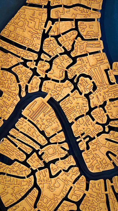 Mapa de Venecia | 30x40cm