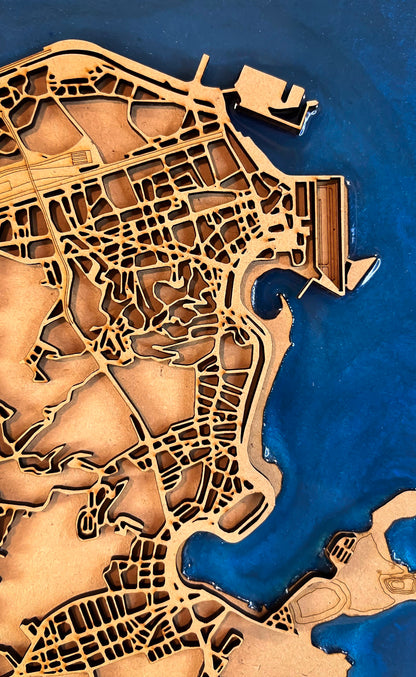 Mapa de Río de Janeiro | 30x40 cm